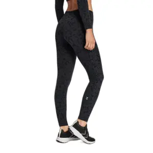 Leggings sin costuras de media altura para mujer Hummel Mt Pi image-4