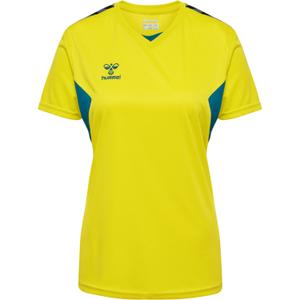 219966-6829-dames-t-shirt-met-korte-mouwen-hummel-hmlauthentic-sulphur-spring-blue-coral