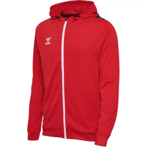 Hooded zipped-up polyester tracksuit jacket Hummel Authentic image-1