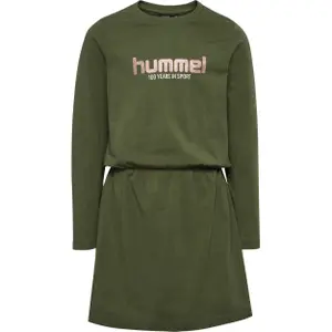 Girl's long-sleeved t-shirt dress Hummel Freya image-0