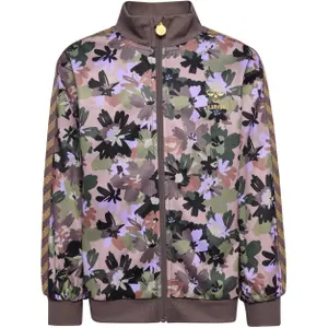 Girl's zip-up tracksuit jacket Hummel Marble image-0