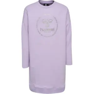 Girl's long-sleeved sweatshirt dress Hummel Elly image-0