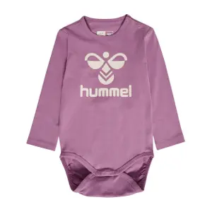 Baby girl long sleeve bodysuit Hummel Flips image-0