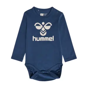 Baby girl long sleeve bodysuit Hummel Flips image-0