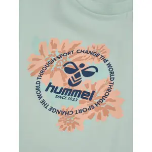Girl t-shirt dress Hummel Flowi image-3