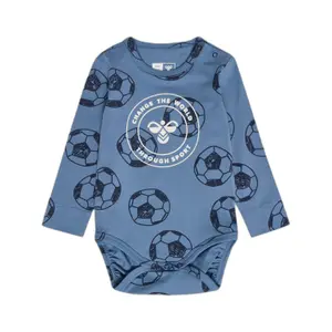 Baby boy long sleeve bodysuit Hummel Ball image-0