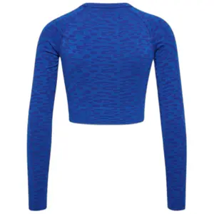 Women's long sleeve crop top Hummel MT Leo image-1