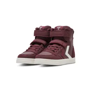 Baskets cuir enfant Hummel Slimmer Stadil High image-1