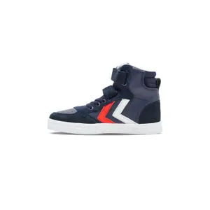 Child leather sneakers Hummel Slimmer Stadil High image-1