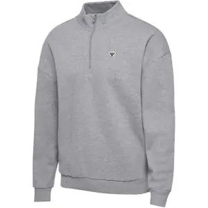 Loszittend sweatshirt met 1/2 rits Hummel Bee image-1