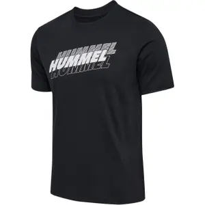 T-shirt med trippellogo Hummel Graphic image-1