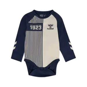 Baby boy long sleeve bodysuit Hummel Stripy image-0