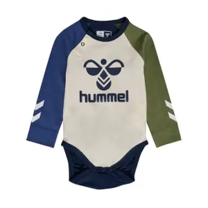 Baby boy long sleeve bodysuit Hummel Assym image-0