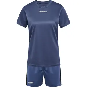 Conjunto de camiseta y pantalón corto mujer Hummel PL image-0