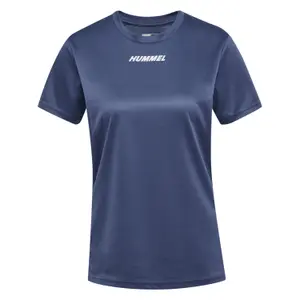 Conjunto de camiseta y pantalón corto mujer Hummel PL image-3