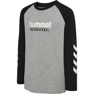 Long-sleeved T-shirt with children's logo Hummel image-1