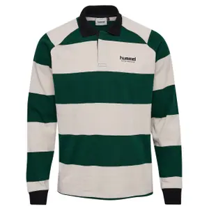 Langärmeliges Polo-Shirt Hummel Striped image-0