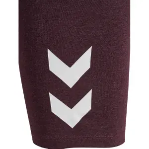 Damskie szorty z wysokim stanem z logo Hummel Pulse image-0