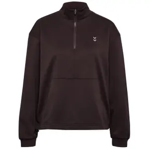 Sweatshirt Halb-Zip Damen Hummel Soft image-0