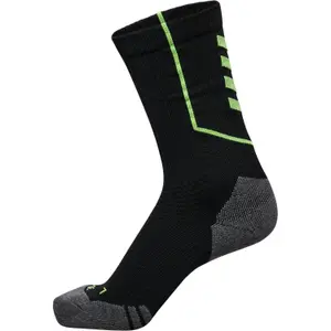 231587-1015-niedriges-trainingssocken-hummel-pro-black-green-gecko