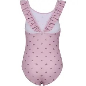 One-piece swimsuit for girls Hummel BEE AOP image-0