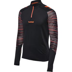 233118-2442-dziecieca-kurtka-dresowa-1-2-zip-hummel-blaze-pro-czarny-pomaranczowy