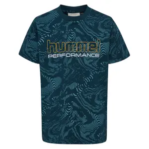 Kid's T-shirt Hummel AOP Logo image-0