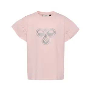 Ruffled T-shirt for girls Hummel BIG BEE image-2
