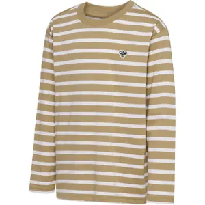 T-shirt a maniche lunghe larghi a righe per bambini Hummel image-0