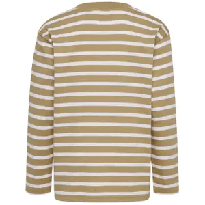 T-shirt a maniche lunghe larghi a righe per bambini Hummel image-1