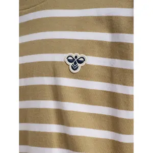 T-shirt a maniche lunghe larghi a righe per bambini Hummel image-2