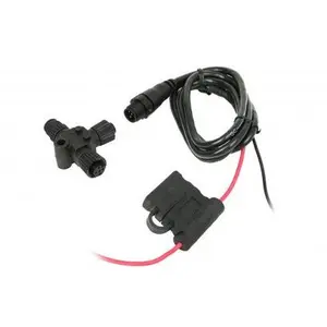 T-connector met nmea 2000 stroomkabel Humminbird image-0