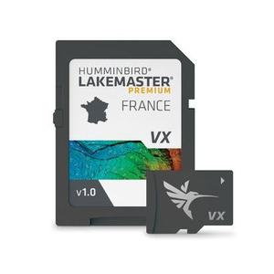 Navigation map of the main French lakes Humminbird