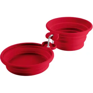 Comedero de viaje de silicona para perros Hunter image-0