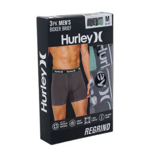 Lot de 3 boxers Hurley Brief image-4