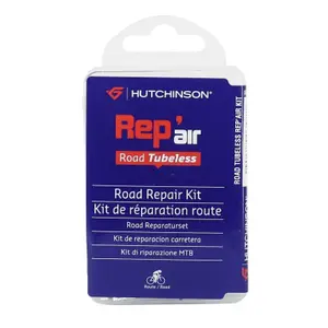 Kit de réparation pneu tubeless route par l'intérieur avec rustines - boîte Hutchinson image-1