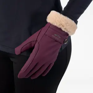 Riding gloves for women HV Polo Garnet image-1