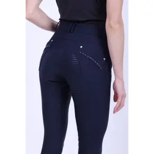 Damskie spodnie jeździeckie z pełnym lejem HV Polo Ellen image-3