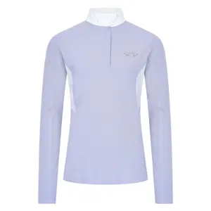 Meisjes wedstrijdpoloshirt met lange mouwen HV Polo Laura image-0