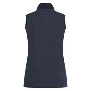 Pólo de equitação feminino sem mangas HV Polo Classic image-1