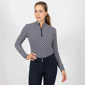 Camisa de equitação com proteção UV para mulher HV Polo Melody image-1