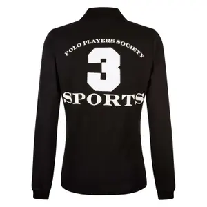 Girl's long-sleeved riding polo shirt HV Polo Favouritas image-1