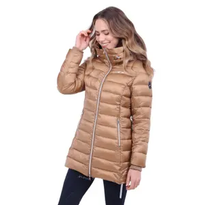 Lange Daunenjacke mit Kapuze, Damen HV Polo Christine image-1