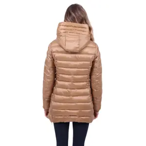 Lange Daunenjacke mit Kapuze, Damen HV Polo Christine image-3