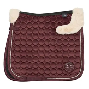 Dressage saddle pad for horses HV Polo PFurry Luxury image-0