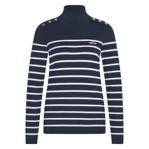 Jersey de punto de cuello alto para mujer HV Society Brisia image-0