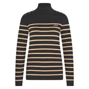 Jersey de punto de cuello alto para mujer HV Society Brisia image-0