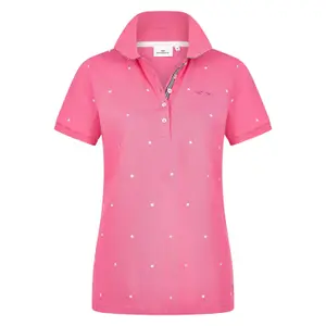 Women's riding polo shirt HV Society Fleur image-0