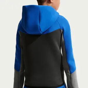 Hættetrøje med lynlås til børn Nike d image-1