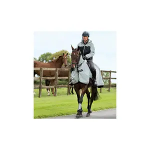Zaino da cavallo riflettente con copricollo e copricoda Horseware Rambo Night Rider image-3